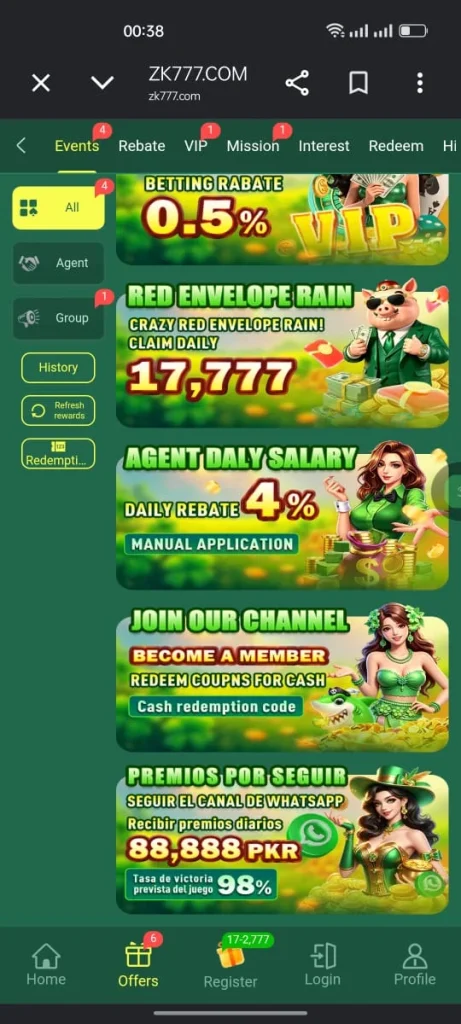 ZK777 Refer And Earn
